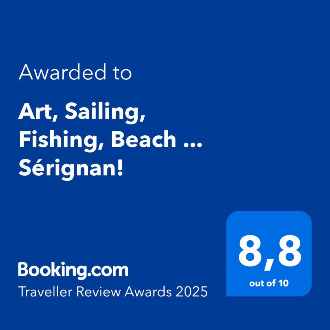 Art, Sailing, Fishing, Beach ... Serignan! Extérieur photo